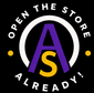 Open the Store Already! circular brand seal